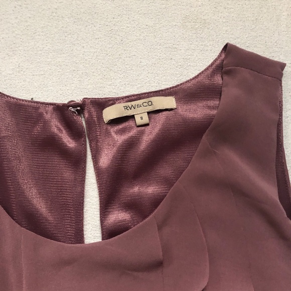 RW&Co Pink Sleeveless Dress with belt - Picture 2 of 8